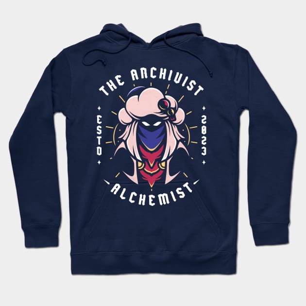 The Archivist Alchemist Hoodie by Alundrart